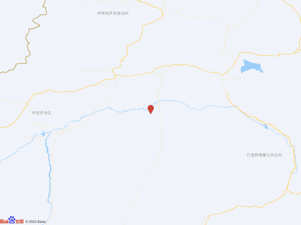 新疆阿克苏地区库车市（北纬40.92度，东经83.99度）发生3.0级地震